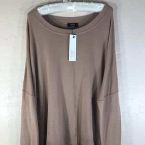 Vici ryleigh cashmere blend sweater, mocha, L, NWT